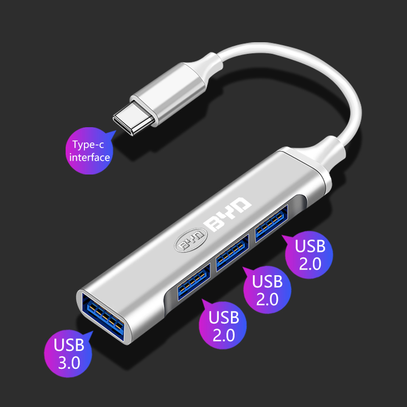 Type C Multiport Adapter - Adaptador Tipo-C para USB, Hub Distribuidor