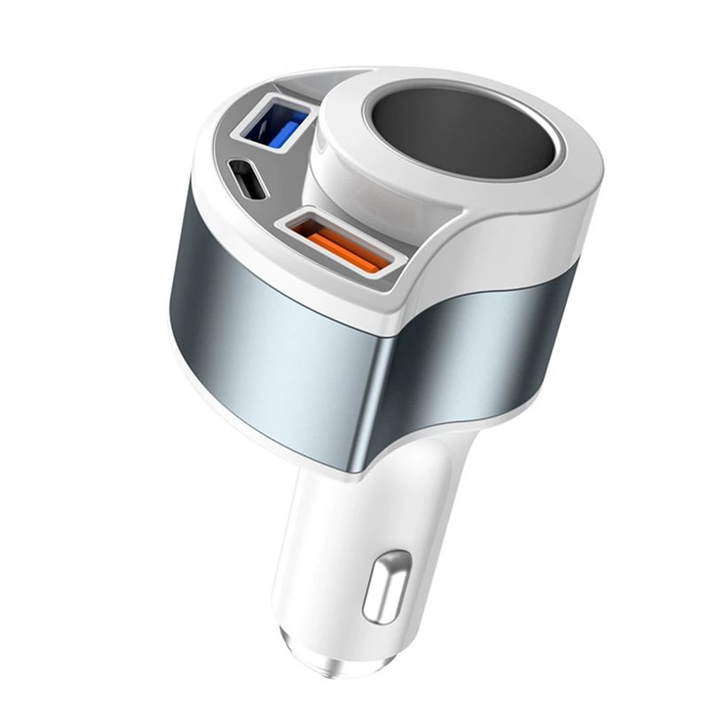 Type C Multiport Adapter - Adaptador de Carro com Divisor de