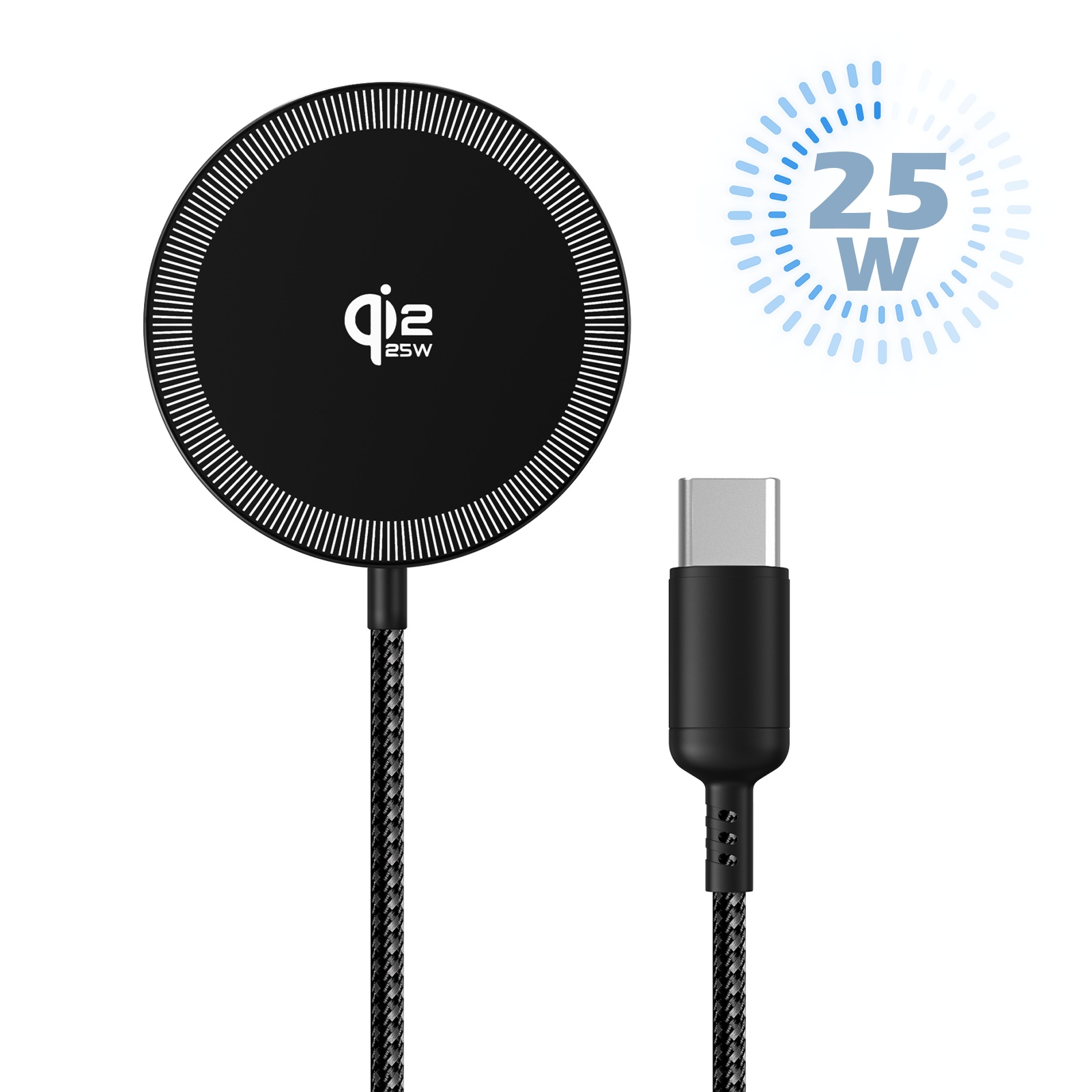 Type C Multiport Adapter - Carregador Magnético Sem Fio de 25W,