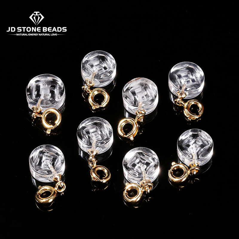 Tech Computer Accessories - Natural Rock Quartz Esculpido Pingente para