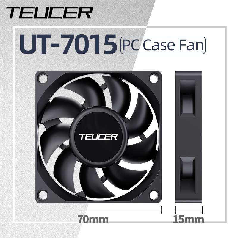 Tech Computer Accessories - Teucer UT-7015 7cm ventilador de refrigeração