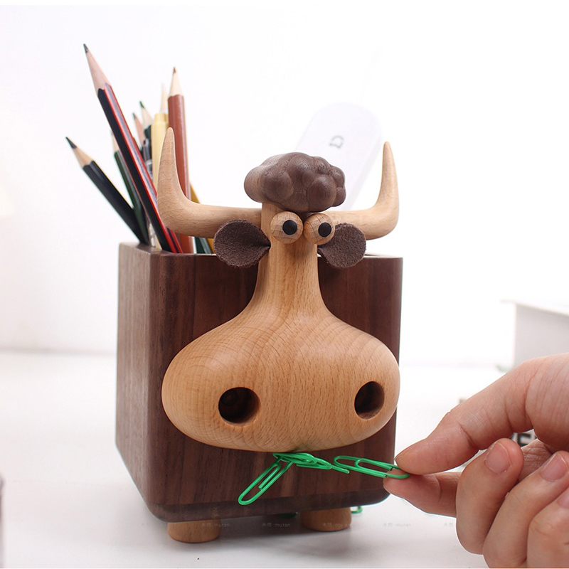 Suporte de Canetas de Madeira  - Pen Holder Magnetic avaliação e preço