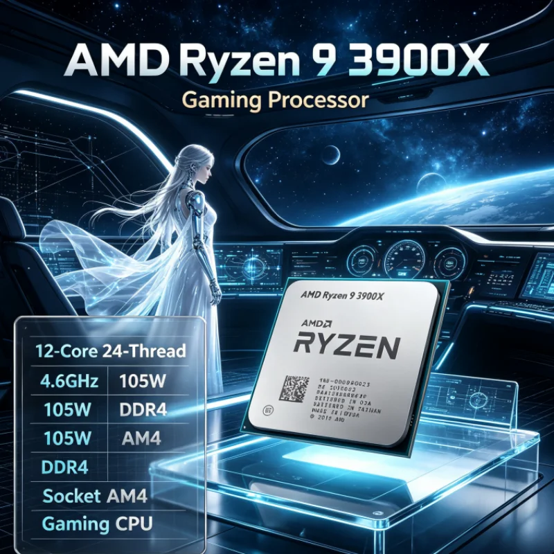 Processador AMD Ryzen 9 3900X  - Amd Cpu Ryzen 9 avaliação e preço