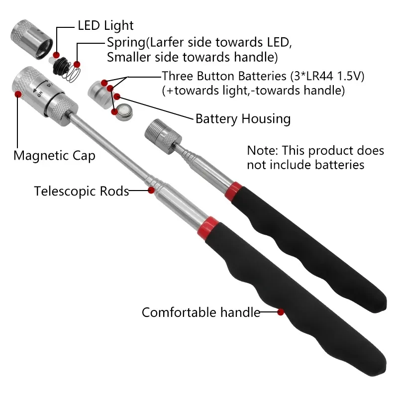 Caneta magnética telescópica e - Pen Holder Magnetic avaliação e preço