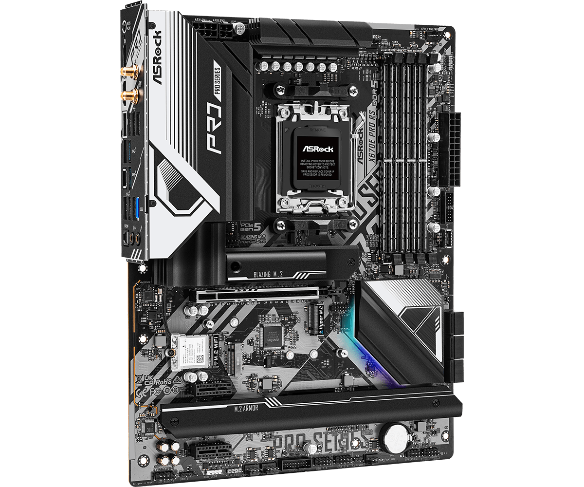 Placa-Mãe ASROCK X670E Pro RS  - Amd Cpu Ryzen 9 avaliação e preço