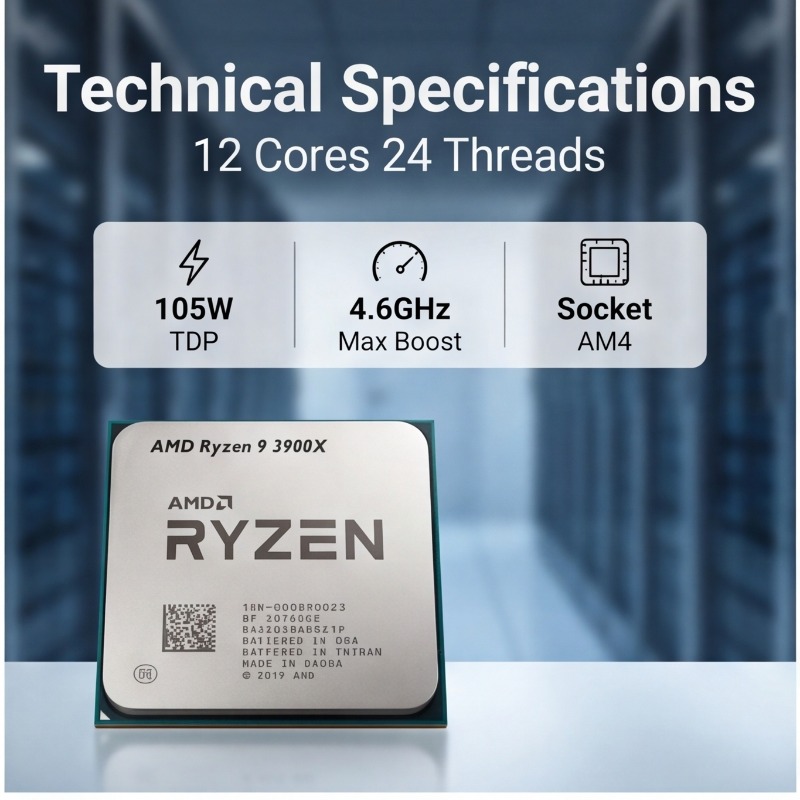 Processador de Desktop AMD Ryz - Amd Cpu Ryzen 9 avaliação e preço