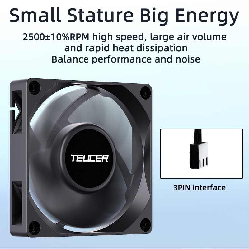 Teucer UT-7015 7cm ventilador  - Tech Computer Accessories avaliação e preço